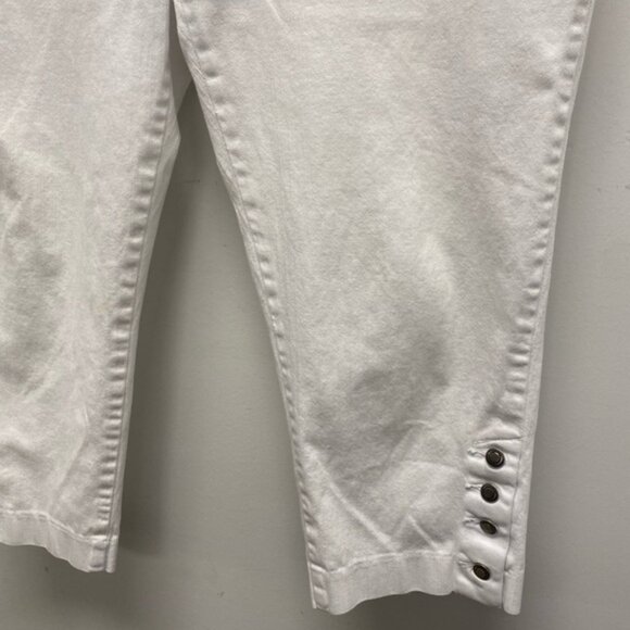 Northern Reflections Studio White Cropped Jeans Size 14 - Picture 3 of 6